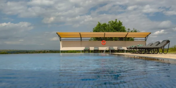 Mara Mara Tented Lodge Swimming Pool View