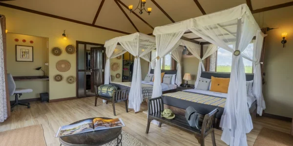 Serengeti Sametu Camp Twin Room